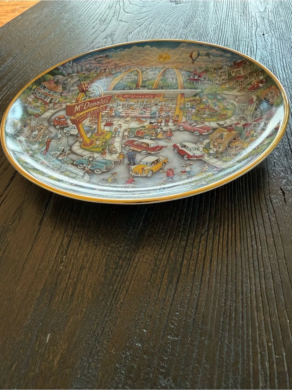 McDonald's Golden Moments Limited Edition Plate